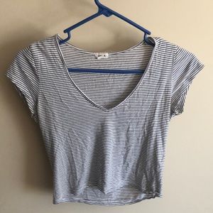 Striped crop top from garage